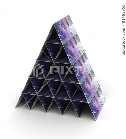 Swiss Franc Pyramid 81465959