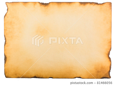 single old flat sheet of paper isolated single old flat sheet of paper isolated 81466056