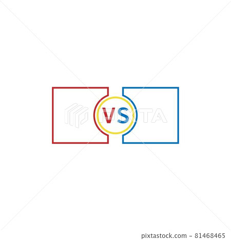 VS icon design template vector - Stock Illustration [81468465] - PIXTA