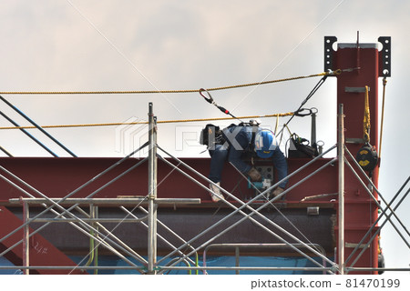 鋼架組裝作業 鋼架組裝作業 81470199