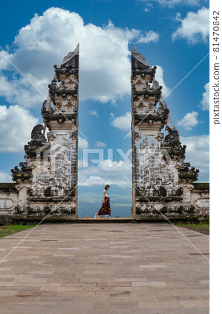 Scenery at Lempuyang Temple in Bali 81470842