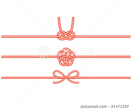 Mizuhiki vector illustration 81471297