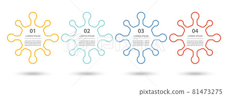 Covid19 abstract data infographic. Medical and healthcare infographic template. 81473275