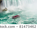 Niagara falls in summer, Ontario, Canada 81473462