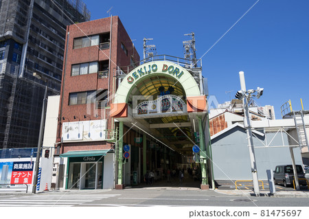 Gifu Prefecture Gifu City Yanagase Shopping Street Tetsumeidori Intersection Theater Street Entrance 81475697