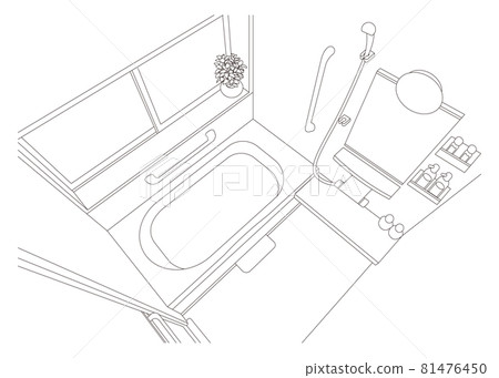 Bathroom vector illustration 81476450
