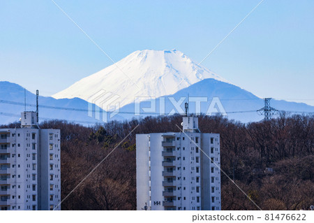 [Tokyo] Mt. Fuji seen from Keio Mogusaen 81476622