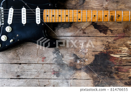 Black Electric Guitar Black Electric Guitar 81476655