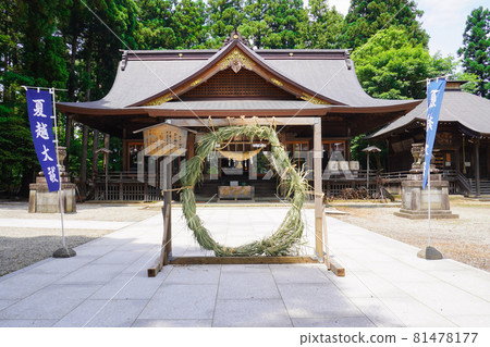 Kaya no Wa in the shrine precincts, Somiya Shrine, Nagai City, Yamagata Prefecture Kaya no Wa in the shrine precincts, Somiya Shrine, Nagai City, Yamagata Prefecture 81478177