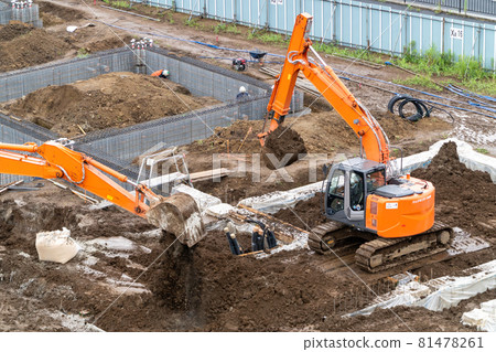 Ground improvement work, surface improvement, mixing and stirring, backfilling Ground improvement work, surface improvement, mixing and stirring, backfilling 81478261