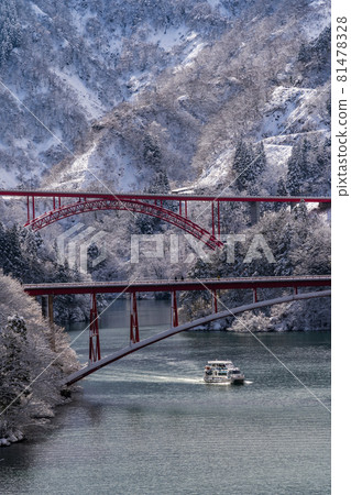 Shogawa峽谷在冬天 Shogawa峽谷在冬天 81478328
