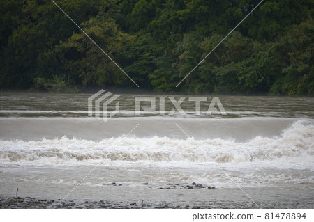 Danger water level Danger water level 81478894