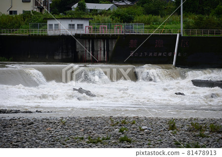 Danger water level Danger water level 81478913