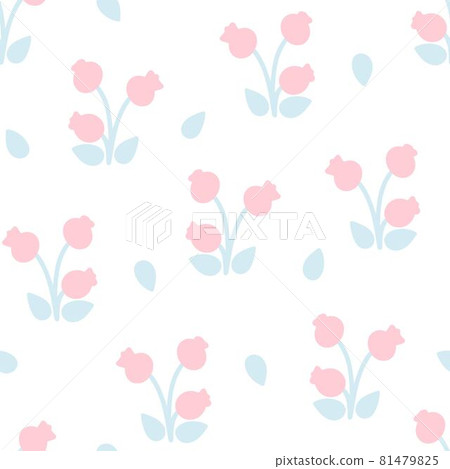 Floral delicate patsel pattern. 81479825