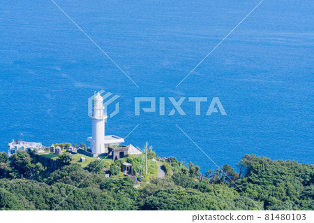 Scenery of Tsurumisaki (Tsurumisaki Lighthouse) Saiki City, Oita Prefecture 81480103