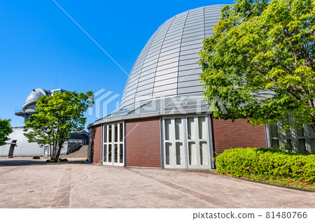 Yamanashi Prefectural Science Museum in fine weather, Kofu City, Yamanashi Prefecture Yamanashi Prefectural Science Museum in fine weather, Kofu City, Yamanashi Prefecture 81480766