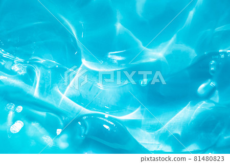Blue Liquid cosmetic water gel smudged texture 81480823