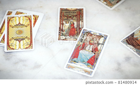 Tarot cards background and Fortune telling concept. Tarot cards background and Fortune telling concept. 81480914