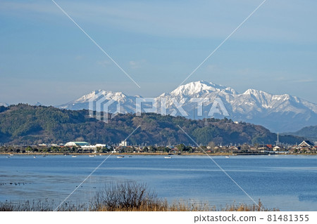 東鄉池湖岸的冬季風光 81481355