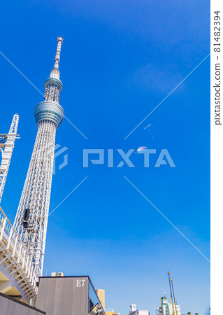 [東京街景]東京晴空塔和街景（水町周邊） 81482394