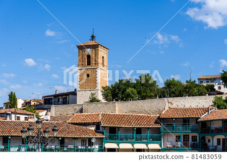 Plaza Mayor of Chinchon a sunny day, Madrid Plaza Mayor of Chinchon a sunny day, Madrid 81483059