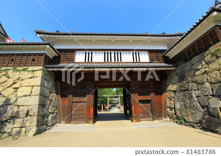 長野縣上田市夏季上田城 81483786