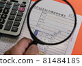 Income tax return loupe 81484185