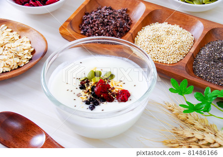 Yogurt and superfoods Yogurt and superfoods 81486166