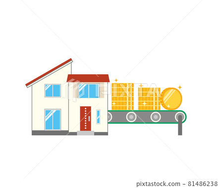 房地產投資和租金收入的形像說明 81486238