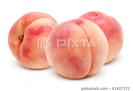 Peach peach illustration real set 81487572