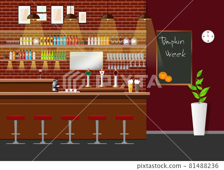 Pumpkin week in restaurant concept. 81488236