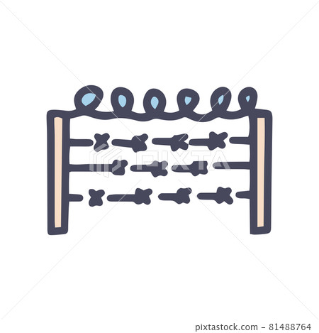 prison fence color vector doodle simple icon prison fence color vector doodle simple icon 81488764