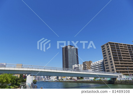 大阪巨蛋善報堂大橋【大阪市景】 大阪巨蛋善報堂大橋【大阪市景】 81489108