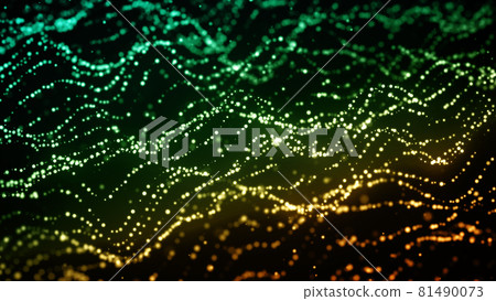 Colorful particles. Particle futuristic cyber background Colorful particles. Particle futuristic cyber background 81490073