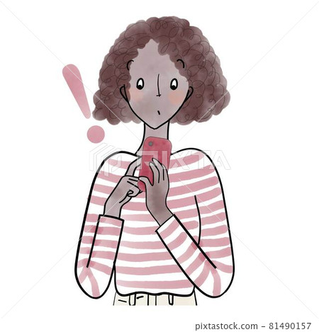 Black woman found on a smartphone 81490157