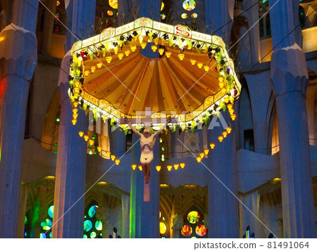 Christ statue of Sagrada Familia 81491064