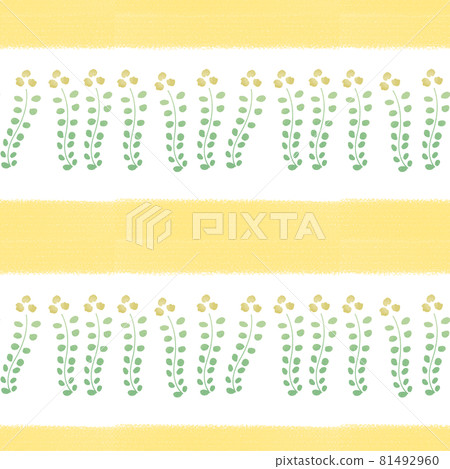 整齊的花朵無縫插圖圖案 整齊的花朵無縫插圖圖案 81492960