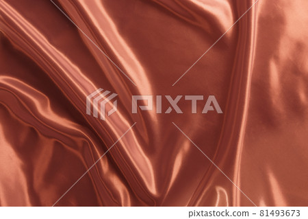 Abstract Rose gold Satin Silky Cloth for background, Abstract Rose gold Satin Silky Cloth for background, 81493673