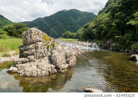Takatsu River in summer Takatsu River in summer 81495820