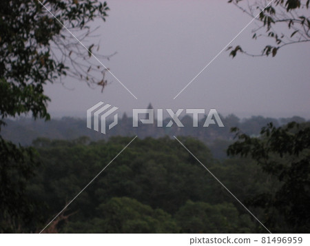 See Angkor Wat from Phnom Bakheng, Cambodia. 81496959