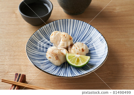 Grilled tiger blowfish milt 81498499