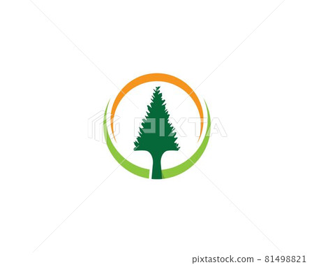 Pine symbol illustration 81498821