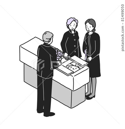 Funeral image (farewell to the body) 81499050