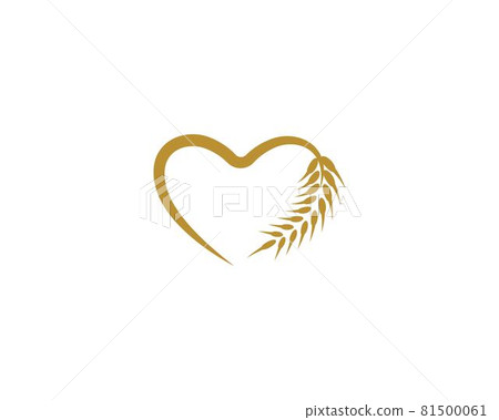 Wheat vector icon illustration Wheat vector icon illustration 81500061