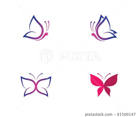 Butterfly logo template Butterfly logo template 81500147