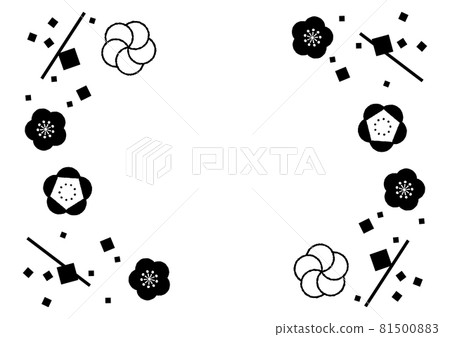 梅花和方形日式框架 梅花和方形日式框架 81500883