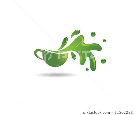 Green tea logo illustration Green tea logo illustration 81502288