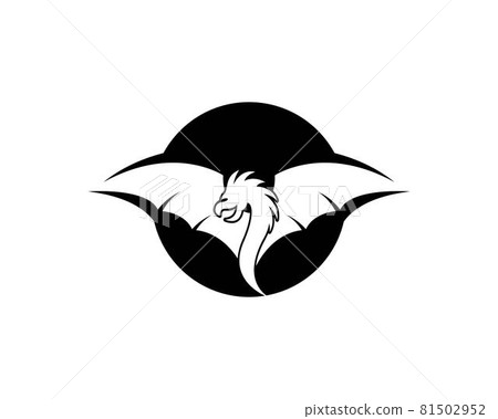 Dragon head logo template Dragon head logo template 81502952