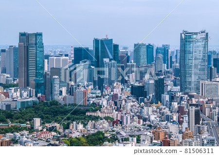 日本東京城市景觀、赤坂、六本木城市景觀、六本木新城等。 81506311