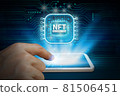 Business man using smartphone invest and pay for unique collectibles in games or art, NFT non fungible tokens concept 81506451